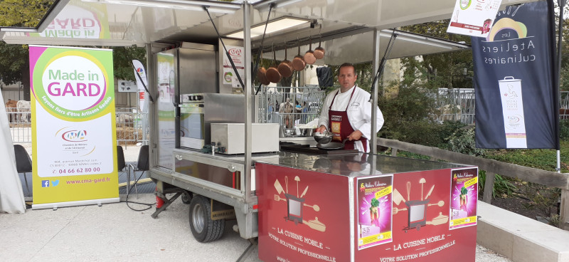 Cuisine Mobile Pédagogique pour la Chambre des Métiers du Gard