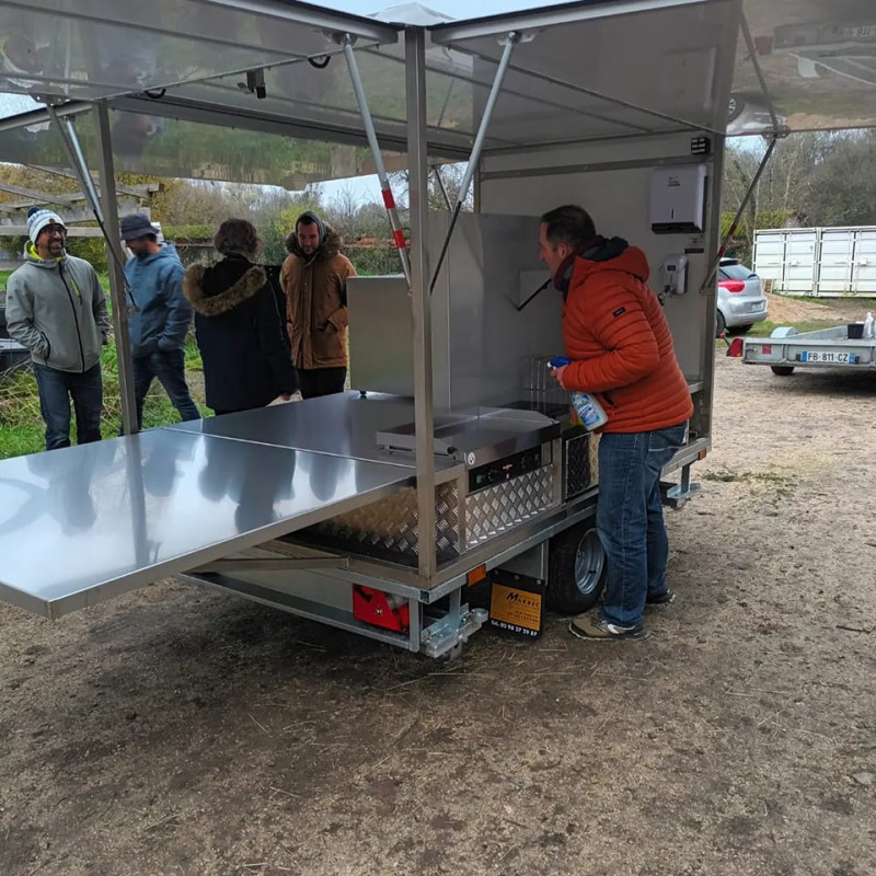 Cuisine Mobile pour l'association Ecco Pôle à Vierzon